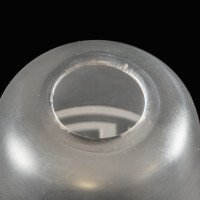 Arts & Crafts Frosted Glass Shade with Greek Key Motif & Flared Rim - Thumbnail 13