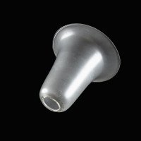 Arts and Crafts Frosted Glass Lampshade – Bell Form with Gently Flared Rim - Thumbnail 6