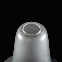 Arts and Crafts Frosted Glass Lampshade – Bell Form with Gently Flared Rim - Thumbnail 9