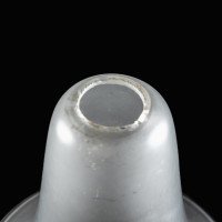 Arts and Crafts Frosted Glass Lampshade – Bell Form with Gently Flared Rim - Thumbnail 10