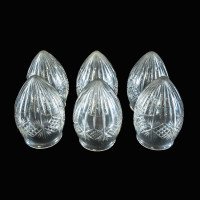Arts and Crafts Cut Glass ‘Pineapple’ Shades – Set of Six, c.1900 - Thumbnail 2