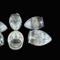 Arts and Crafts Cut Glass ‘Pineapple’ Shades – Set of Six, c.1900 - Thumbnail 5