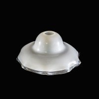 Arts and Crafts Set of Six Opalescent Ruffled Glass Shades - Thumbnail 9