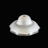 Arts and Crafts Set of Six Opalescent Ruffled Glass Shades - Thumbnail 11
