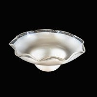 Arts and Crafts Set of Six Opalescent Ruffled Glass Shades - Thumbnail 13