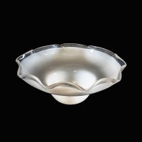 Arts and Crafts Set of Six Opalescent Ruffled Glass Shades - Thumbnail 14