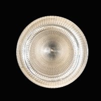 Clear Glass Shade with Holophane Texture & Teardrop Shape - Thumbnail 8