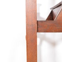 Shapland and Petter – Arts and Crafts Oak Hallstand with Mirror, Umbrella Stand - Thumbnail 10