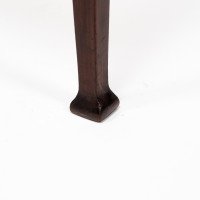 Liberty & Co., Arts & Crafts Mahogany Side Chair with Fruitwood Floral Inlaid Decor - Thumbnail 17