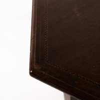 Liberty & Co., attributed. An Aesthetic Movement Hexagonal Side Table with Herringbone Inlay - Thumbnail 17