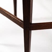 Liberty & Co., attributed. An Aesthetic Movement Hexagonal Side Table with Herringbone Inlay - Thumbnail 18