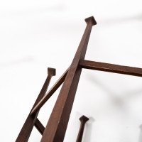 Liberty & Co., attributed. An Aesthetic Movement Hexagonal Side Table with Herringbone Inlay - Thumbnail 22