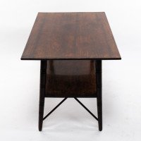 E. W. Godwin, attributed. Small Aesthetic Movement Rosewood Two-Tier Side or Coffee Table - Thumbnail 4