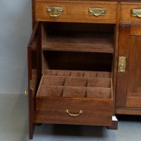 Phillip Webb, attributed. An Aesthetic Movement Walnut Arts & Crafts Style Dresser Sideboard by Morris & Co - Thumbnail 5