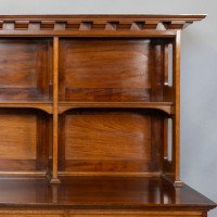 Phillip Webb, attributed. An Aesthetic Movement Walnut Arts & Crafts Style Dresser Sideboard by Morris & Co - Thumbnail 10