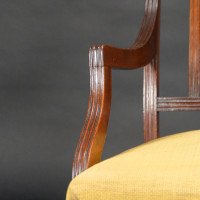 E. W. Godwin, attributed. An Anglo-Japanese Aesthetic Movement Ebonized Armchair with a Lattice Style Back - Thumbnail 14