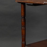 Gillow and Co., attributed. In the Style of E. W. Godwin – Aesthetic Movement Two-Tier Walnut Side Table - Thumbnail 12