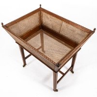 Sir Edwin Landseer Lutyens. A Rare Newspaper Basket with Acorn Finials (replaced) - Thumbnail 5