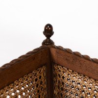 Sir Edwin Landseer Lutyens. A Rare Newspaper Basket with Acorn Finials (replaced) - Thumbnail 14