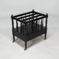 E. W. Godwin for Gillow and Co., attributed – Aesthetic Movement Walnut & Ebonised Canterbury - Thumbnail 6