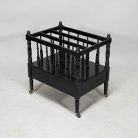 E. W. Godwin for Gillow and Co., attributed – Aesthetic Movement Walnut & Ebonised Canterbury - Thumbnail 8