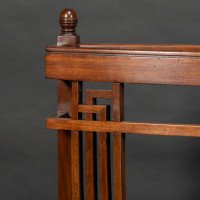 E. W. Godwin, attributed. A Slim Aesthetic Movement Walnut Umbrella & Stick Stand - Thumbnail 10
