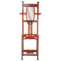 Shapland & Petter. Arts & Crafts Walnut Hallstand - Thumbnail 1