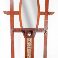 Shapland & Petter. Arts & Crafts Walnut Hallstand - Thumbnail 10