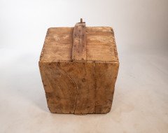 Chinese Antique Wooden Handled Bucket Originally Used to Carry & Measure Rice - Thumbnail 10