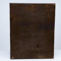 Liberty & Co – Arts & Crafts copper mirror with Ruskin jewel - Thumbnail 7