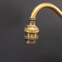 Arts and Crafts – Pair of Brass Three-Branch Ceiling Lights, c.1900 - Thumbnail 18