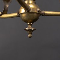 Arts and Crafts – Pair of Brass Three-Branch Ceiling Lights, c.1900 - Thumbnail 21