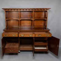 Phillip Webb, attributed. An Aesthetic Movement Walnut Arts & Crafts Style Dresser Sideboard by Morris & Co - Thumbnail 3