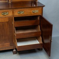 Phillip Webb, attributed. An Aesthetic Movement Walnut Arts & Crafts Style Dresser Sideboard by Morris & Co - Thumbnail 8