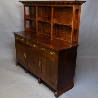 Phillip Webb, attributed. An Aesthetic Movement Walnut Arts & Crafts Style Dresser Sideboard by Morris & Co - Thumbnail 15