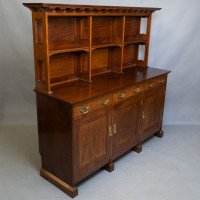 Phillip Webb, attributed. An Aesthetic Movement Walnut Arts & Crafts Style Dresser Sideboard by Morris & Co - Thumbnail 11