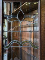 Liberty & Co., attributed. Arts & Crafts Oak Glazed Bookcase - Thumbnail 9