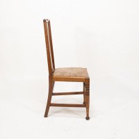 Morris & Co., Designed in the Offices of Richard Norman Shaw, Possibly by W. Lethaby. Six Arts and Crafts Oak Dining Chairs - Thumbnail 10