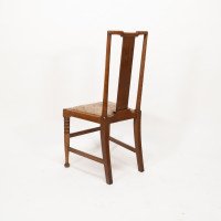 Morris & Co., Designed in the Offices of Richard Norman Shaw, Possibly by W. Lethaby. Six Arts and Crafts Oak Dining Chairs - Thumbnail 11