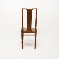 Morris & Co., Designed in the Offices of Richard Norman Shaw, Possibly by W. Lethaby. Six Arts and Crafts Oak Dining Chairs - Thumbnail 12