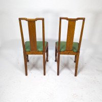 Morris & Co., Designed in the Offices of Richard Norman Shaw, Possibly by W. Lethaby. Five Arts and Crafts Oak Dining Chairs - Thumbnail 9