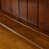 Bath Cabinet Makers, an Arts & Crafts Oak Sideboard with Dutch Inlaid Scenes - Thumbnail 24