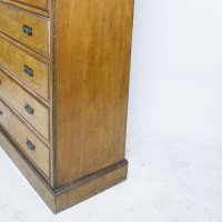 Lambs of Manchester, attributed. A Rare Aesthetic Movement Tall Chest of Drawers - Thumbnail 4