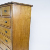 Lambs of Manchester, attributed. A Rare Aesthetic Movement Tall Chest of Drawers - Thumbnail 3