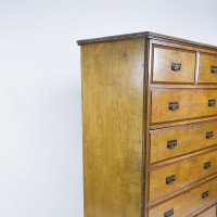 Lambs of Manchester, attributed. A Rare Aesthetic Movement Tall Chest of Drawers - Thumbnail 5