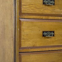 Lambs of Manchester, attributed. A Rare Aesthetic Movement Tall Chest of Drawers - Thumbnail 10