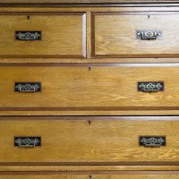 Lambs of Manchester, attributed. A Rare Aesthetic Movement Tall Chest of Drawers - Thumbnail 8