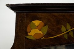 J. S. Henry, attributed. Arts & Crafts Mahogany & Inlaid Display Cabinet - Thumbnail 8