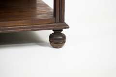 Aesthetic Movement Walnut Cabinet of Architectural Form with Carved Decoration - Thumbnail 20