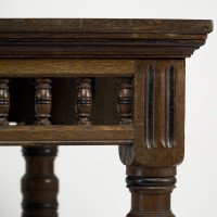 Bruce Talbert for Gillow and Co., attributed – Gothic Revival Two-Tier Library Table - Thumbnail 5